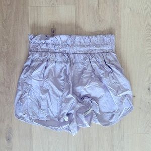 Lavender Free People Way Home Shorts